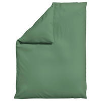 BETTDECKENBEZUG -teilig WOVEN SATIN Makosatin 155/220 cm  - Grün, Basics, Textil (155/220cm) - Schlafgut