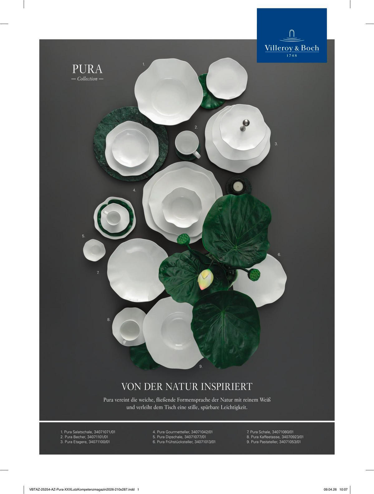 SZÓSZOS TÁLKA  - magasfényű fehér, Basics, kerámia (8,5/4cm) - Villeroy & Boch