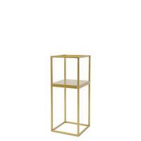 BLUMENSTÄNDER in Metall  - Goldfarben, Basics, Metall (19/47/19cm)