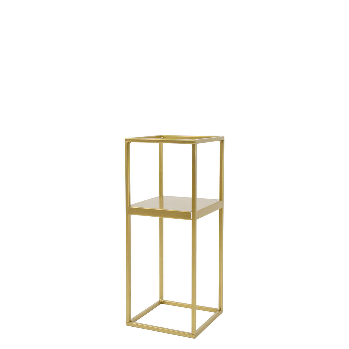 BLUMENSTÄNDER in Metall  - Goldfarben, Basics, Metall (19/47/19cm)