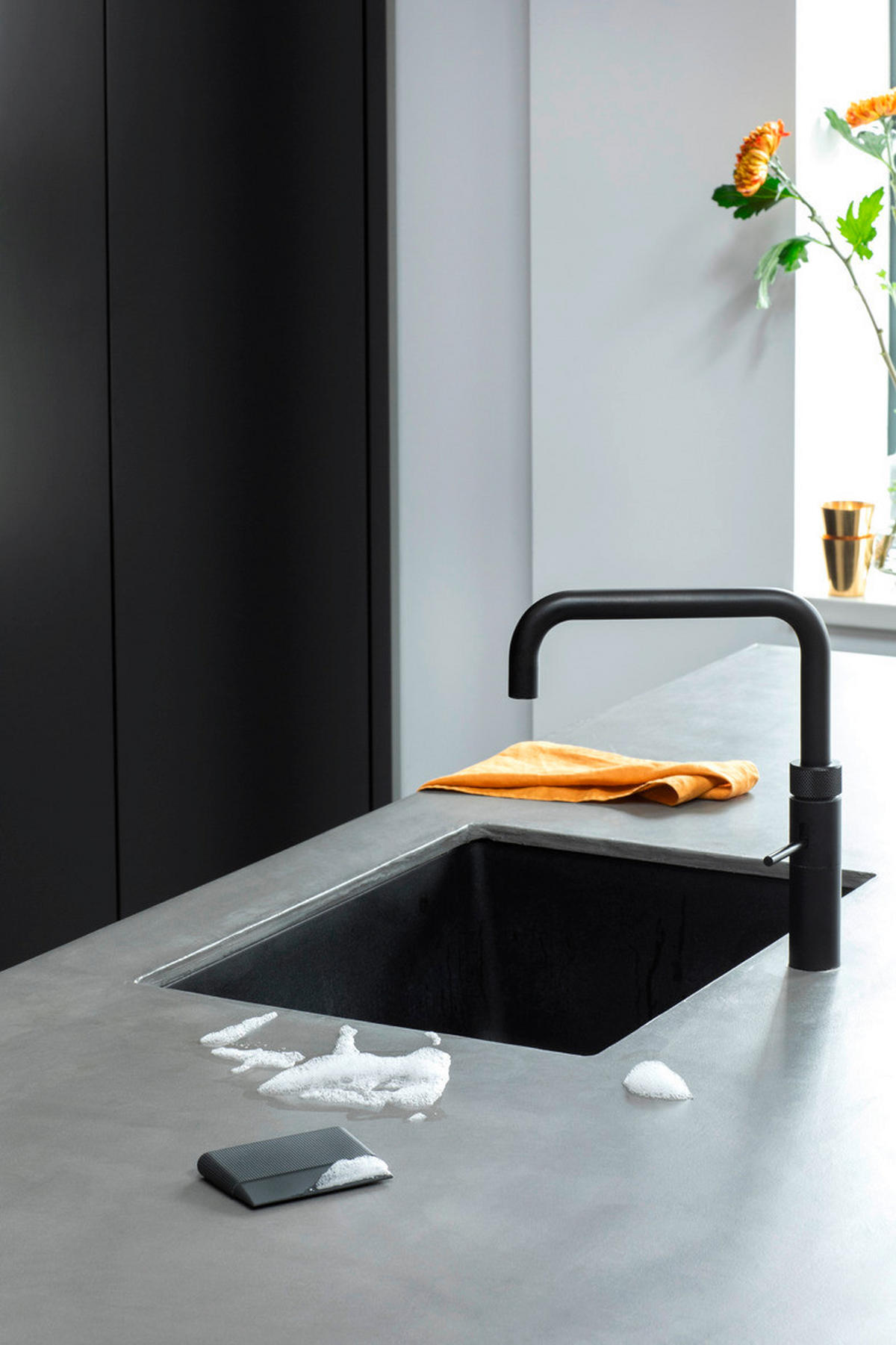 Diskskrapa - mörkgrå, Design, plast (10,6/7,5/1,7cm) - Brabantia