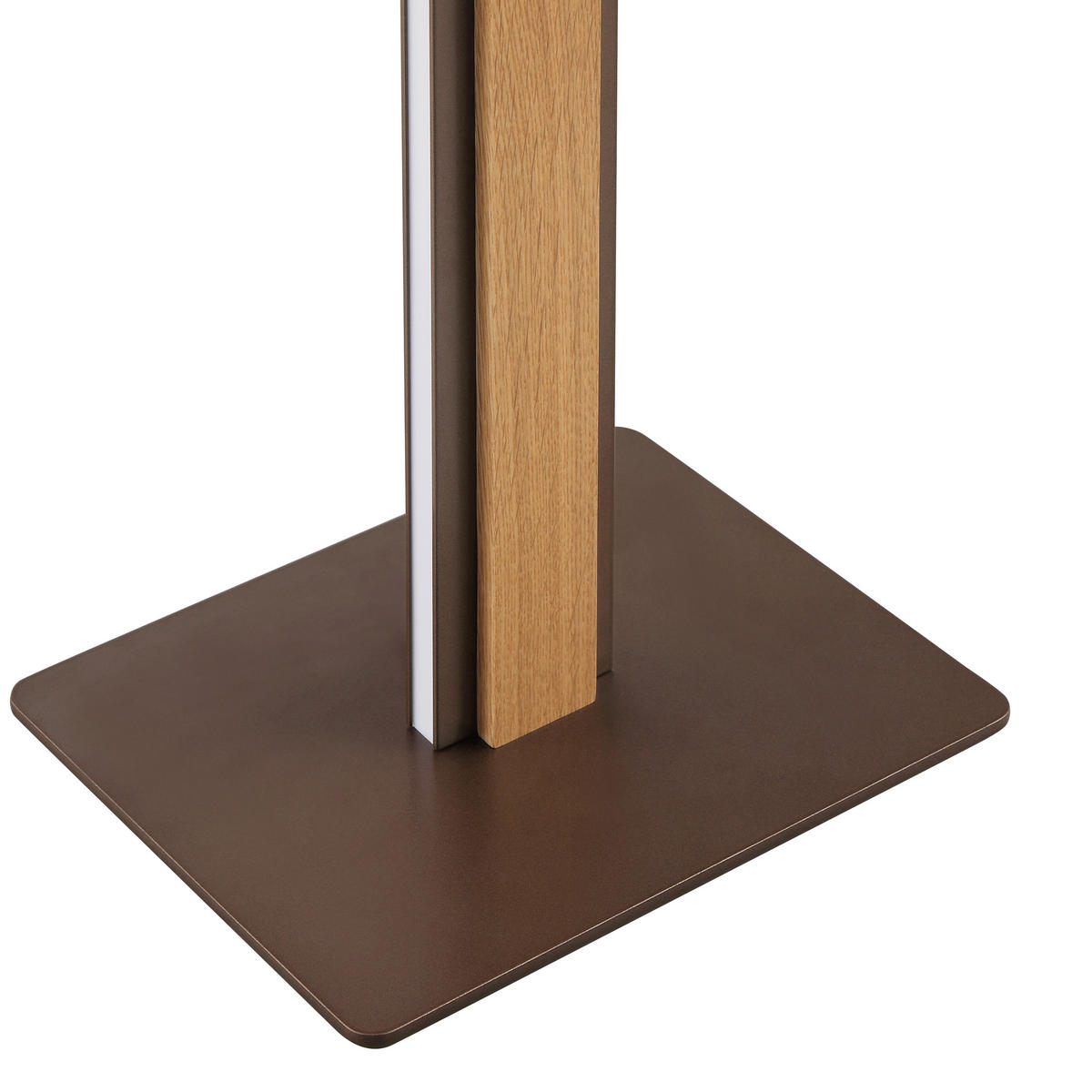 LED-STEHLEUCHTE ARVISO 18/142/22 cm  - Eiche Bianco/Braun, Natur, Holz/Kunststoff (18/142/22cm) - Brilliant