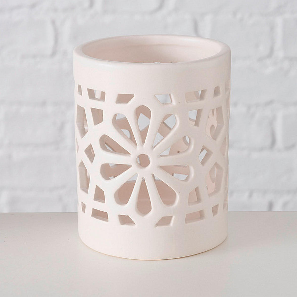 WINDLICHT - Beige/Creme, Basics, Keramik (9/11cm)