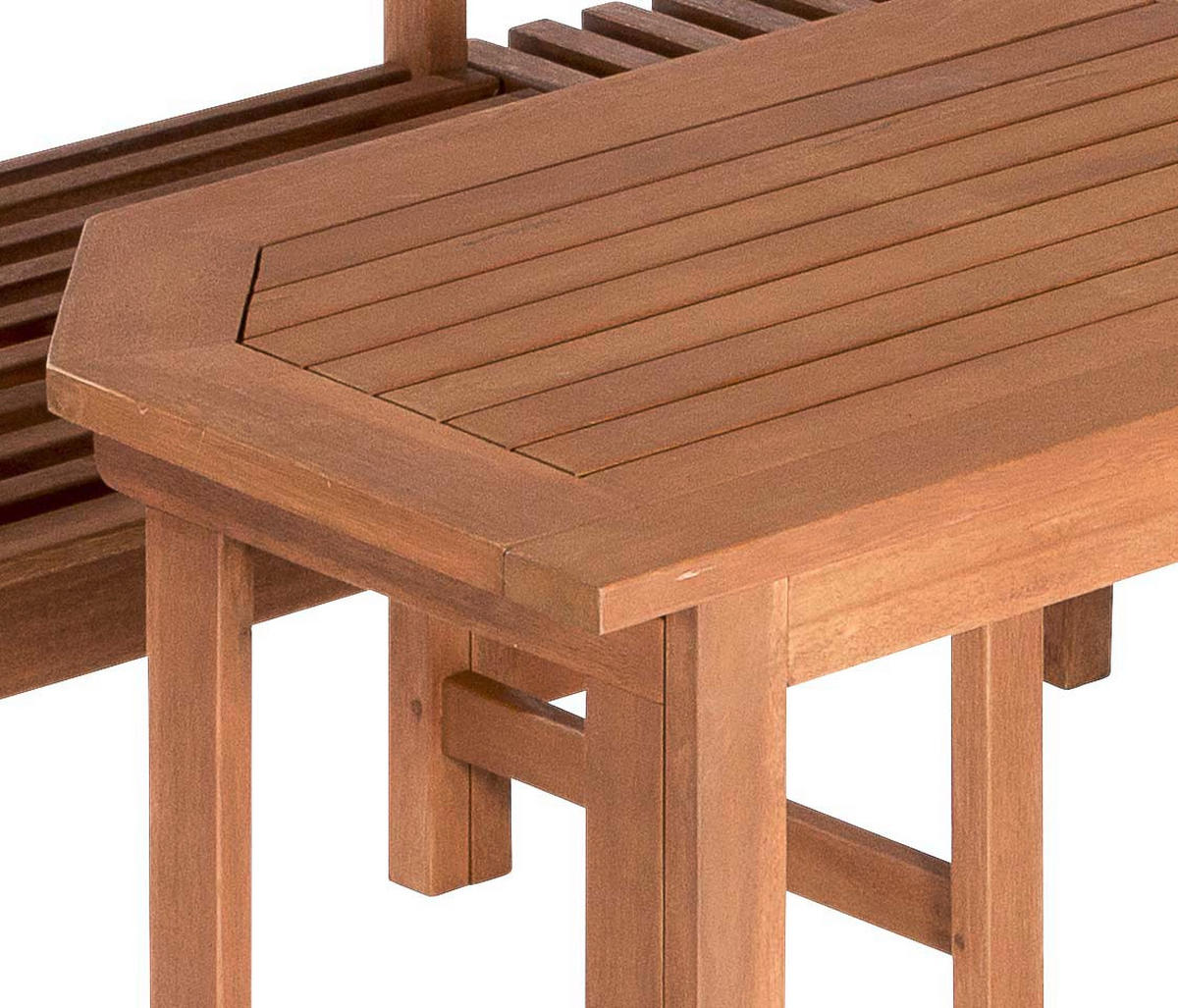 GARTENTISCHGRUPPE Eukalyptusholz massiv  - Naturfarben, KONVENTIONELL, Holz - Gardenson
