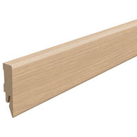 SOCKELLEISTE, Eiche hellbraun Hellbraun  - Hellbraun, KONVENTIONELL, Holzwerkstoff (240/1.4/5.8cm) - Egger Holzwerkstoffe