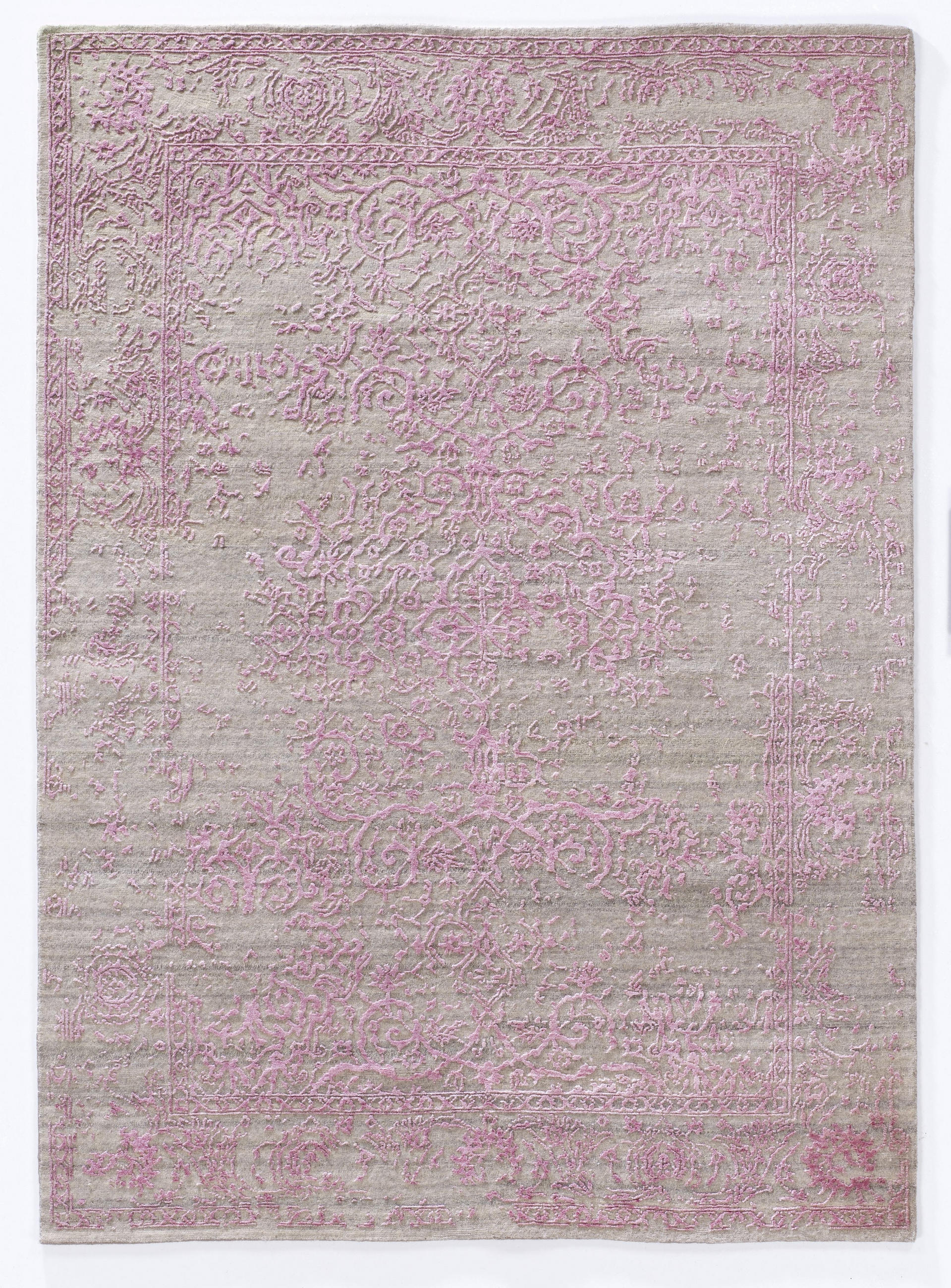 ORIENTTEPPICH 70/140 cm Soho Vintage Rosa, Beige  - Beige/Rosa, Design, Textil (70/140cm) - Musterring