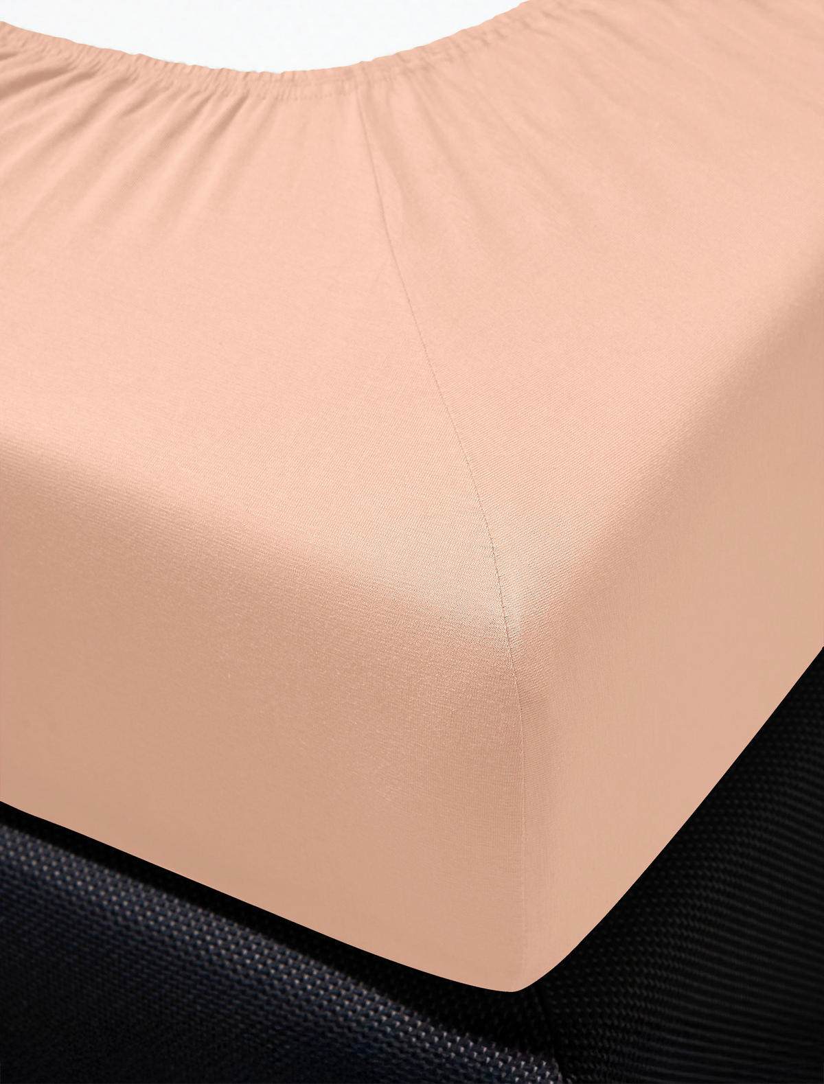 SPANNBETTTUCH Jersey 190/200 cm  - Orange, KONVENTIONELL, Textil (190/200cm) - Irisette