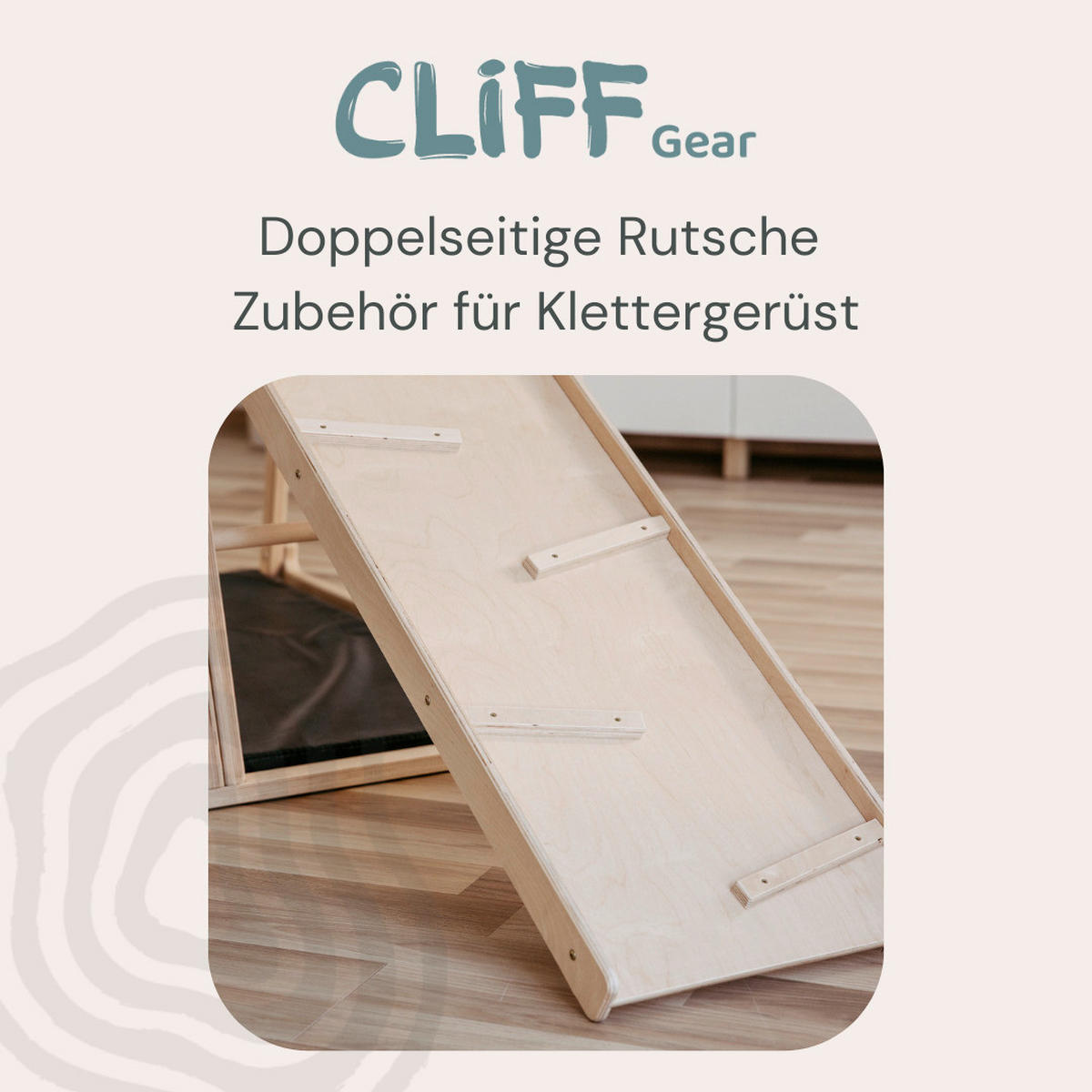 KLETTERGERÜST ZUBEHÖR - Birkefarben, Basics, Holz (112/40/7cm) - CLIFF