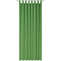 Perdea Cu Bride opac  - verde, Design, textil (135/245cm) - Boxxx