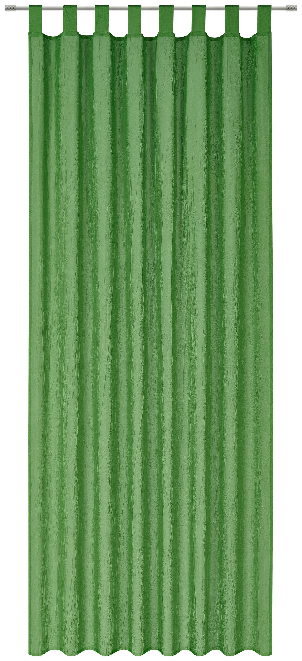 Perdea Cu Bride opac  - verde, Design, textil (135/245cm) - Boxxx