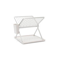 GESCHIRRABTROPFKORB   - Hellgrau, Basics, Metall (37/31.5/33cm) - Brabantia
