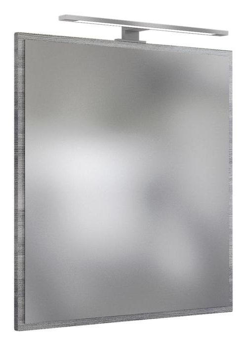 BADEZIMMERSPIEGEL Silbereichenfarben  - Silbereichenfarben, Basics, Glas/Holzwerkstoff (60/64/2,5cm) - MID.YOU