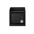 LED-WANDLEUCHTE 10/10/10 cm - Schwarz, Basics, Kunststoff/Metall (10/10/10cm) - Novel