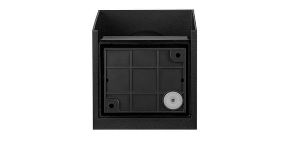 LED-WANDLEUCHTE 10/10/10 cm - Schwarz, Basics, Kunststoff/Metall (10/10/10cm) - Novel
