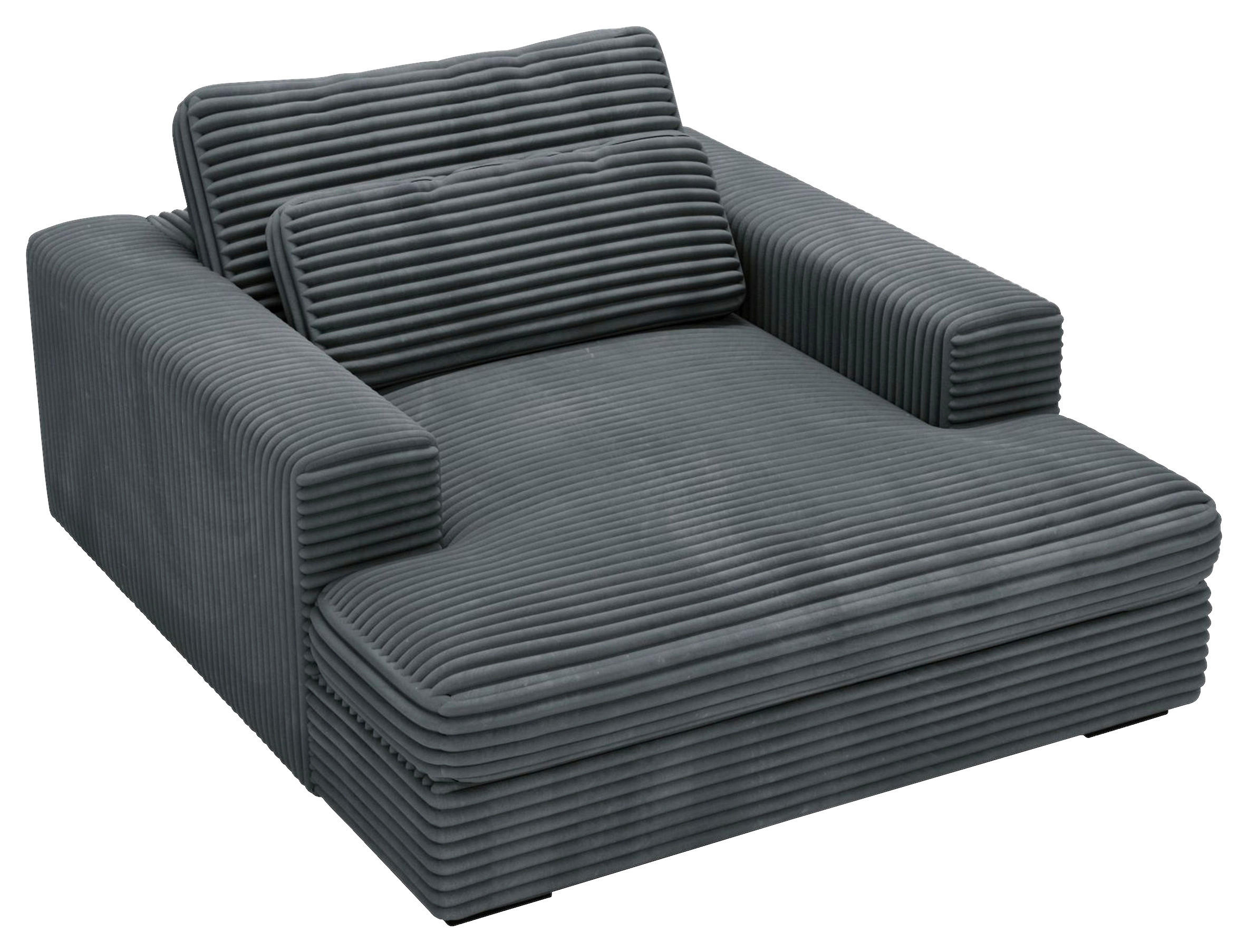 XXL-SESSEL - Creme/Schwarz, MODERN, Kunststoff/Textil (122/80/159cm) - Lomoco