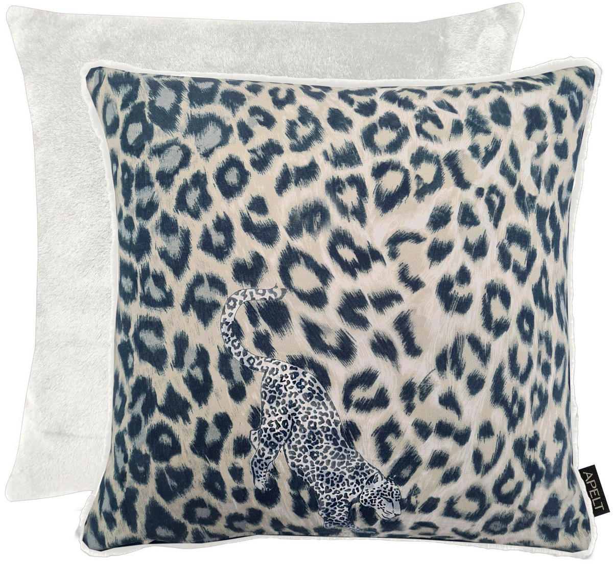 KISSENHÜLLE MAURICE 49/49 cm  - Beigebraun/Weiß, Design, Textil (49/49cm) - Apelt