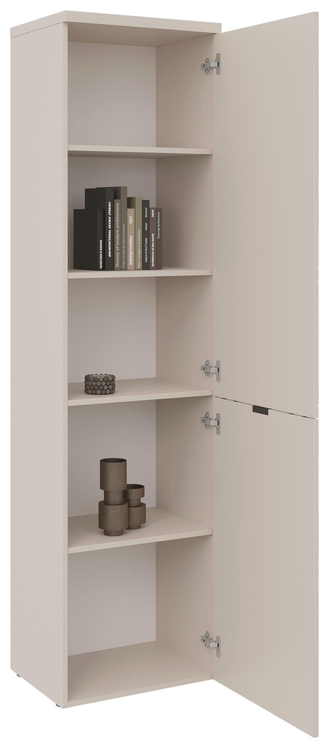 AKTENSCHRANK Taupe  - Taupe, MODERN, Holzwerkstoff (52,4/200,7/40,3cm) - Carryhome