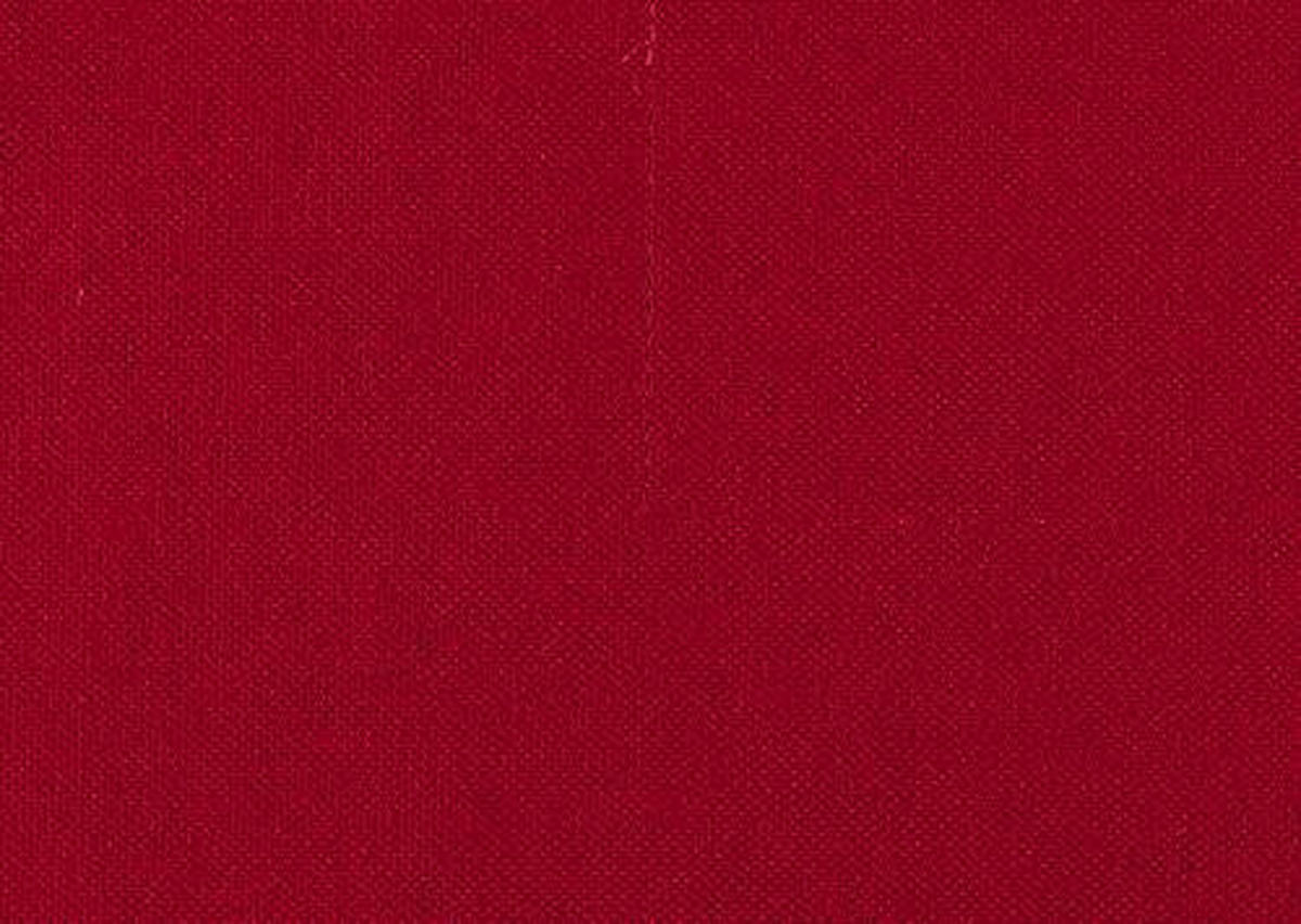 RÉCAMIERE in Flachgewebe Rot  - Beige/Rot, Design, Holz/Textil (205/87/94cm) - Bali