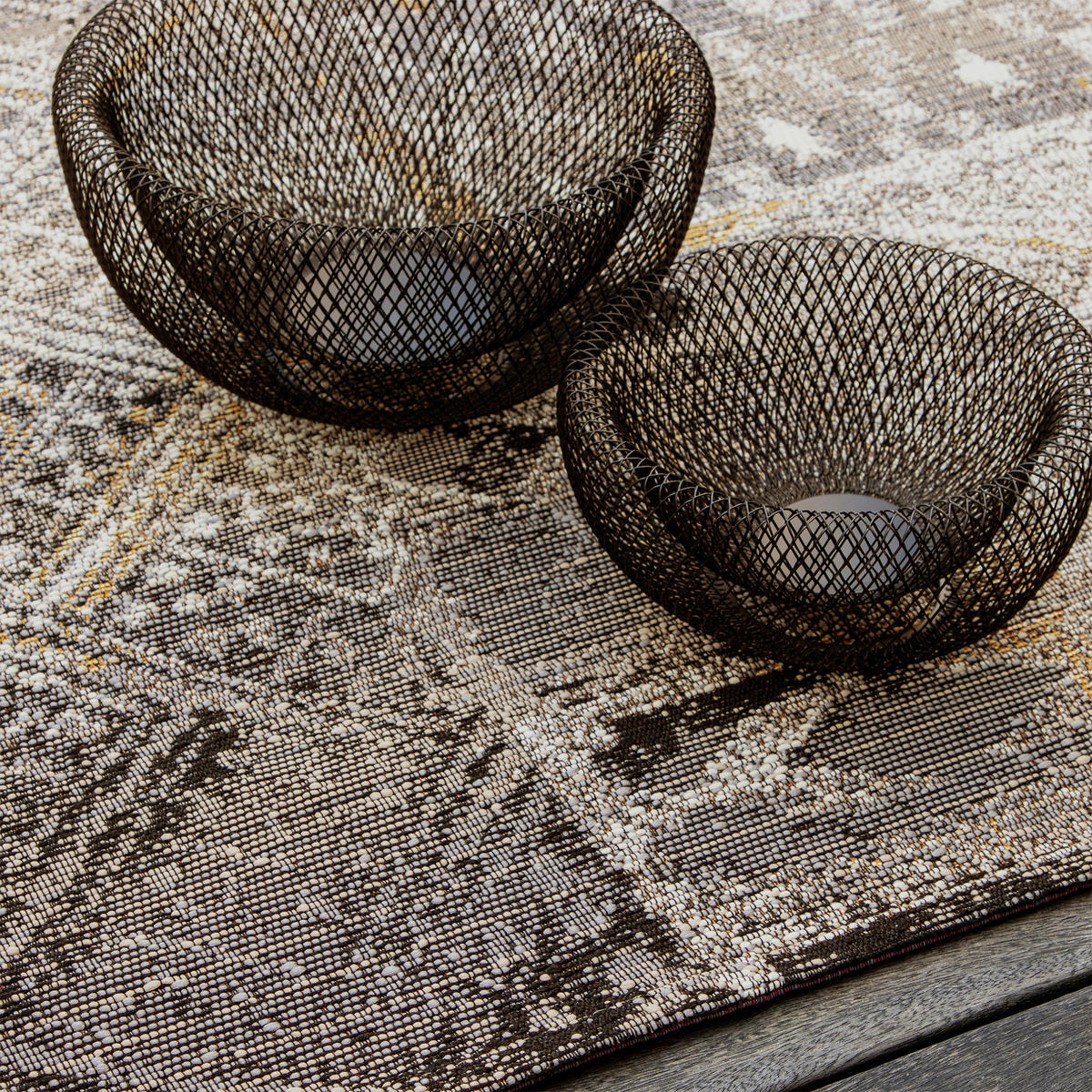 OUTDOORTEPPICH 160/230 cm  - Beige/Grau, Design, Textil (160/230cm) - Novel