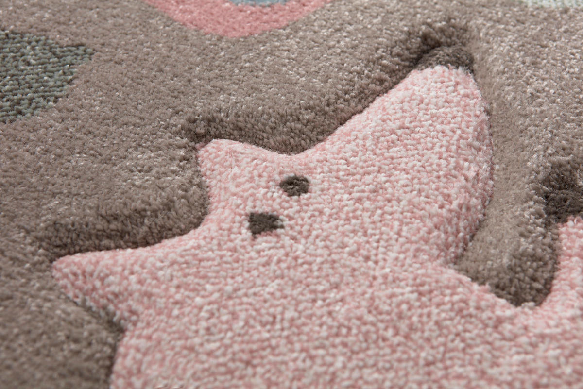 KINDERTEPPICH 133/200 cm Forest Tier  - Taupe, Trend, Textil (133/200cm) - Sigikid