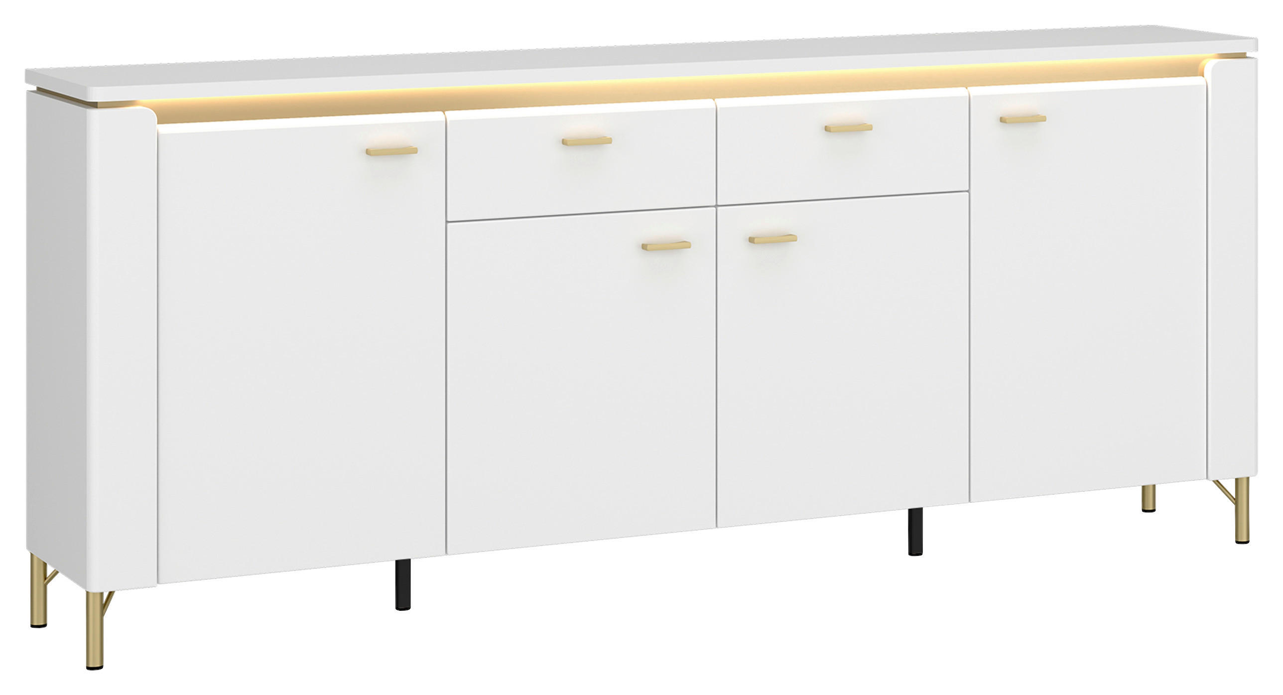 Sideboard Lazio Weiß B: 200,3 Cm