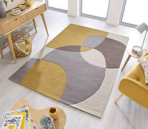 WOLLTEPPICH 200/290 cm Radiance Gelb  - Gelb, Basics, Textil (200/290cm) - Xora