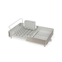 ABTROPFMATTE   - Hellgrau, Basics, Kunststoff/Metall (36,4/32/16,1cm) - Joseph Joseph