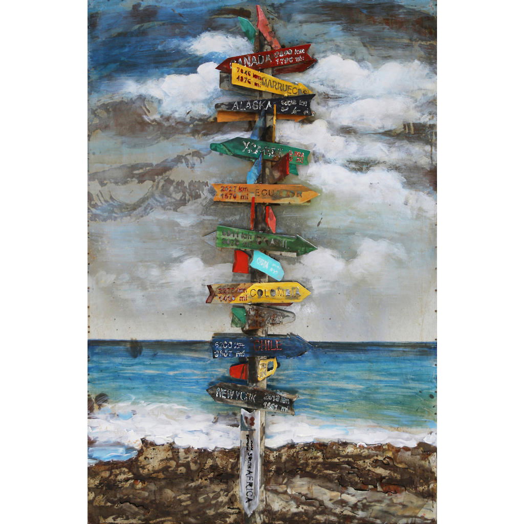 Metallbild Multicolor B: 80 Cm