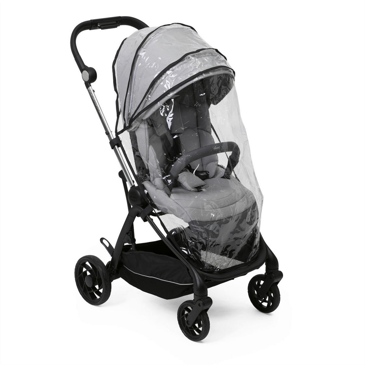 BUGGY One4ever Lounge  - Grau, Basics, Textil/Metall (51/99-109/78cm) - Chicco