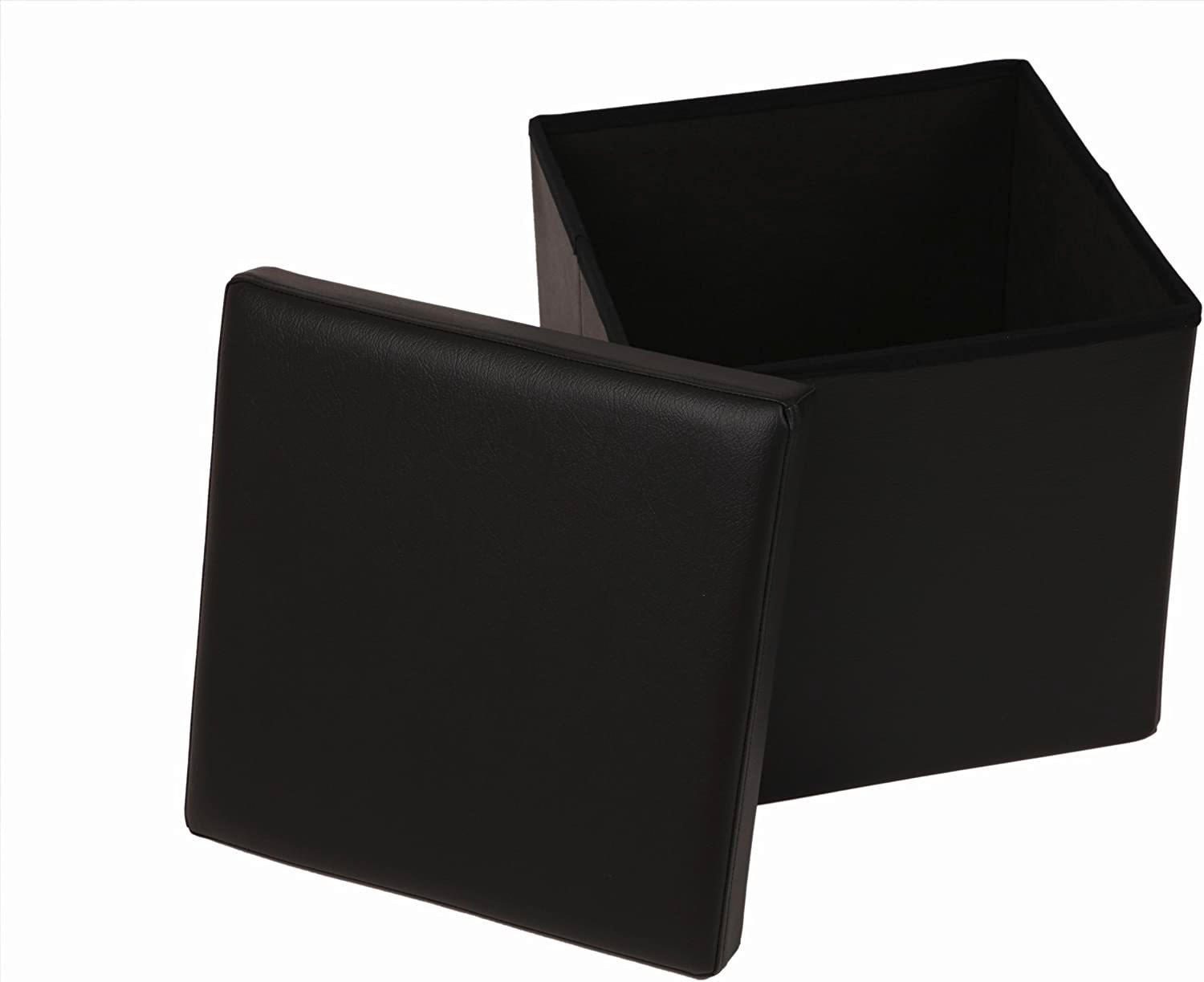 SITZWÜRFEL in Schwarz Kunststoff Schwarz  - Schwarz, Basics, Kunststoff (38/38/38cm) - Echtwerk