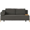 SCHLAFSOFA in Holz, Textil Dunkelgrau  - Dunkelgrau/Naturfarben, Design, Holz/Textil (211/88/102cm) - Niels Andersson