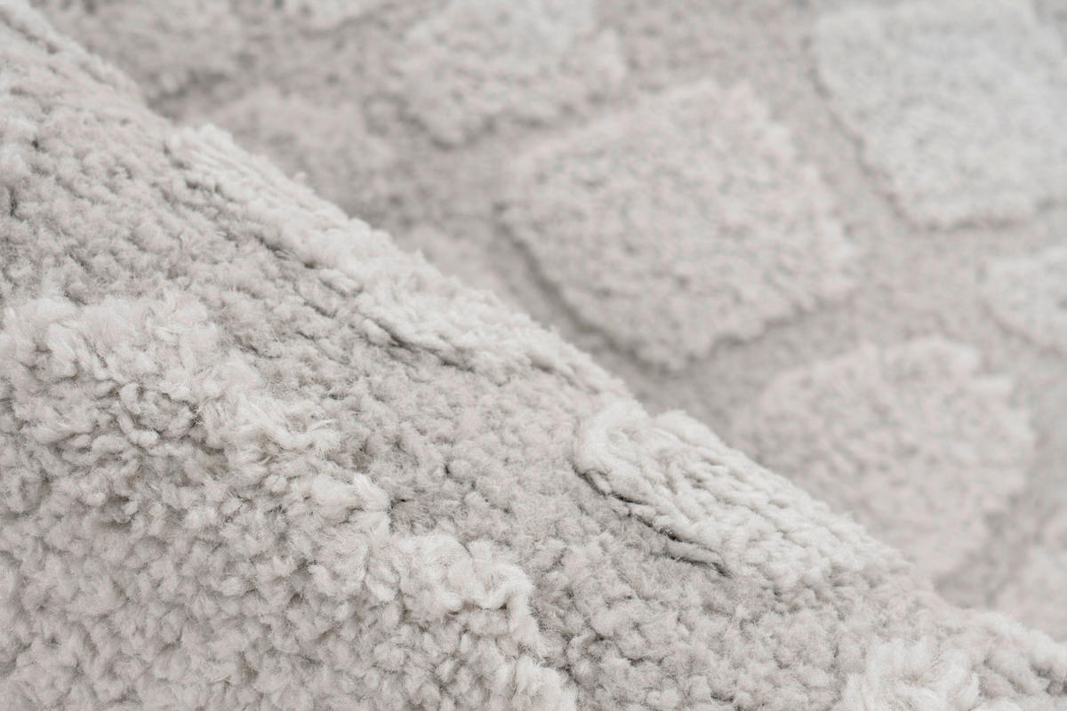 FLACHWEBETEPPICH 120/170 cm Silberfarben  - Silberfarben, Basics, Textil (120/170cm) - Kayoom