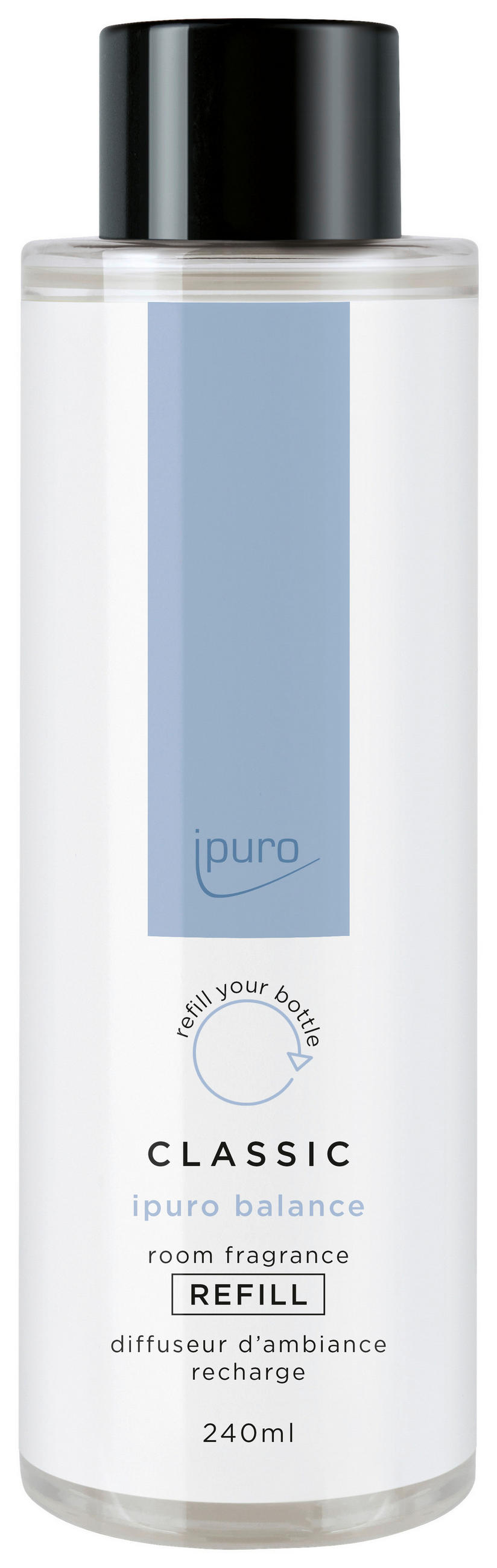 REZERVĂ ODORIZANT DE CAMERĂ   - albastru, Basics (240ml) - Ipuro