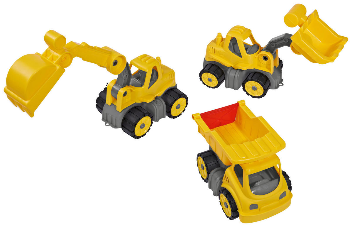 AUTÍČKO - HRAČKA - černá/žlutá, Basics, plast (25/11/14cm) - Simba