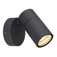 UTOMHUSLAMPA - klar/svart, Design, metall/glas (9,5/10,5/11,8cm) - Globo