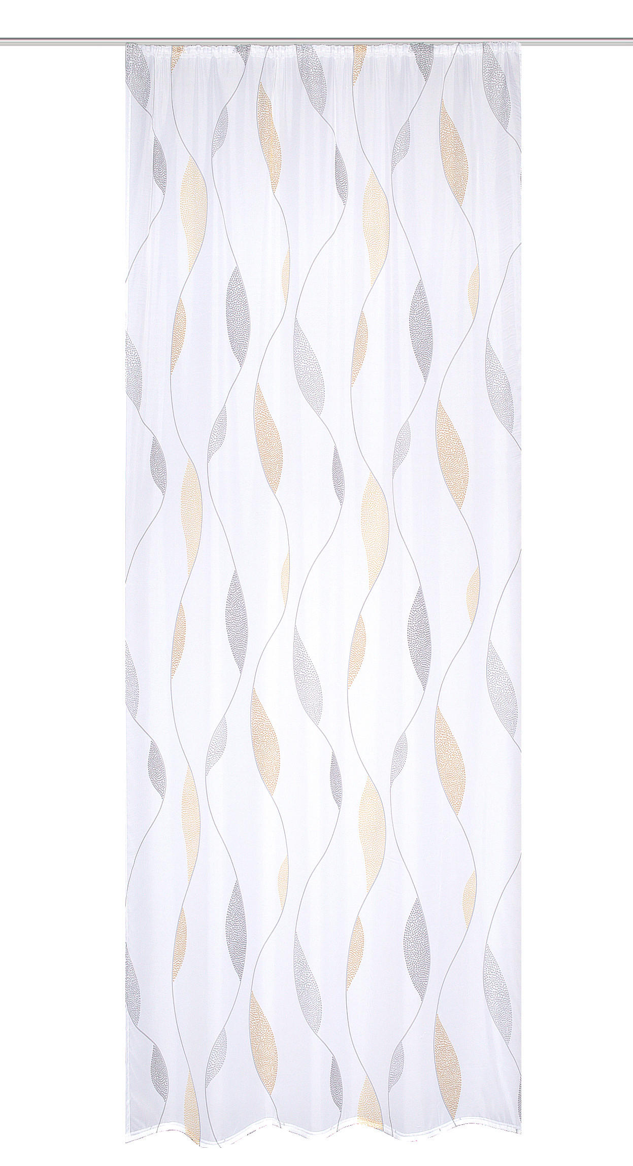 HOTOVÝ ZÁVĚS, průhledné, 140/225 cm - světle žlutá/žlutá, Konvenční, textil (140/225cm) - Schmidt W. Gmbh