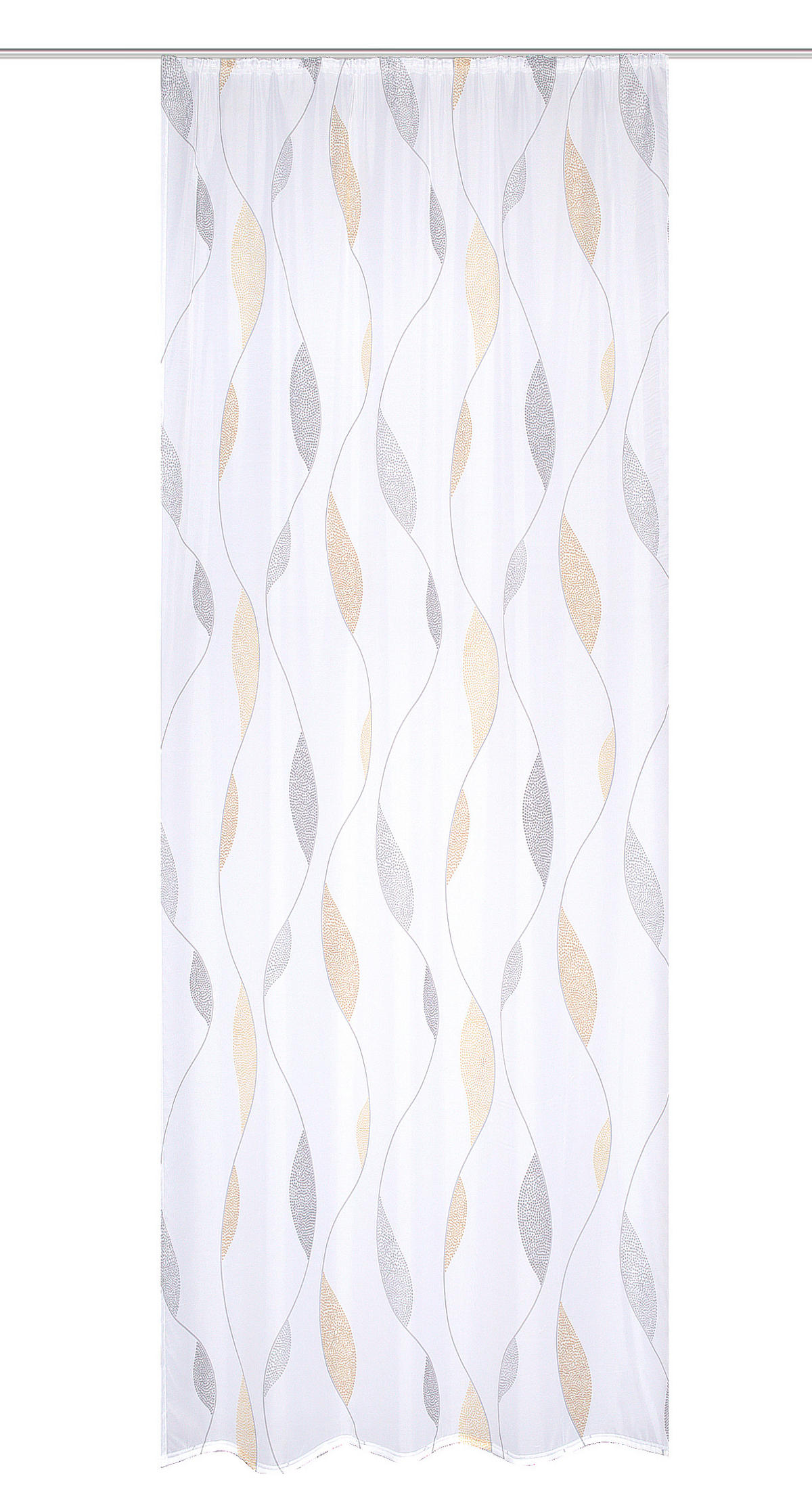 HOTOVÝ ZÁVĚS, průhledné, 140/245 cm - světle žlutá/žlutá, Konvenční, textil (140/245cm) - Schmidt W. Gmbh
