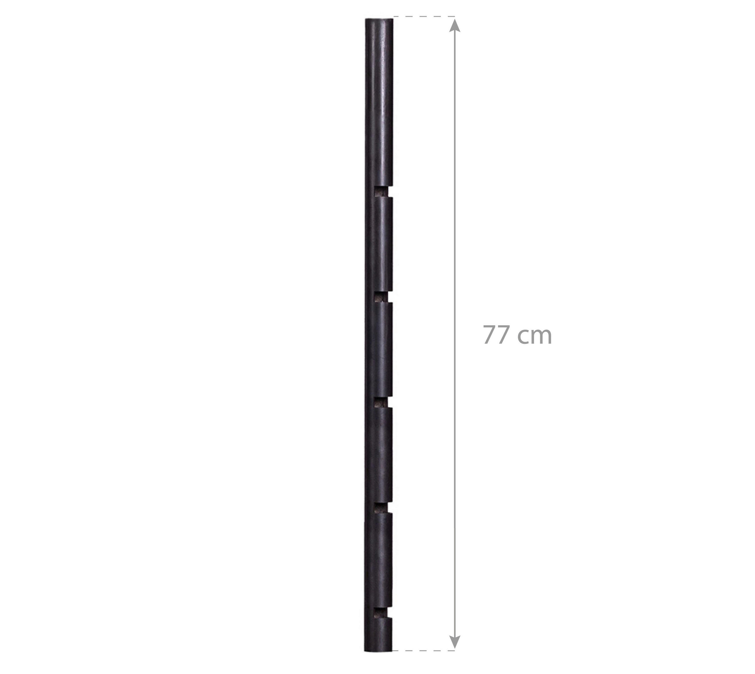 FEUERSTELLENZUBEHÖR  - Schwarz, Basics, Metall (77cm)
