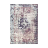 FLACHWEBETEPPICH Wohnzimmer 160/230 cm Vintage 8403 Anthrazit Anthrazit rechteckig  - Anthrazit, KONVENTIONELL, Textil (160/230cm) - Kayoom