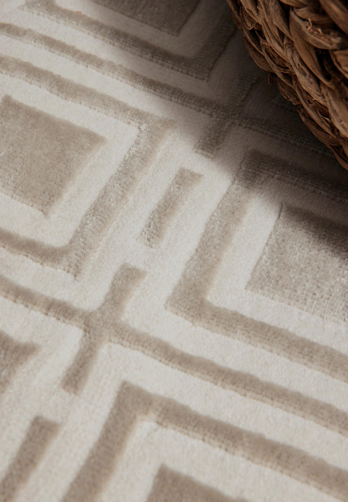 LÄUFER 80/240 cm Perles  - Creme, Design, Kunststoff (80/240cm) - Elle Decoration