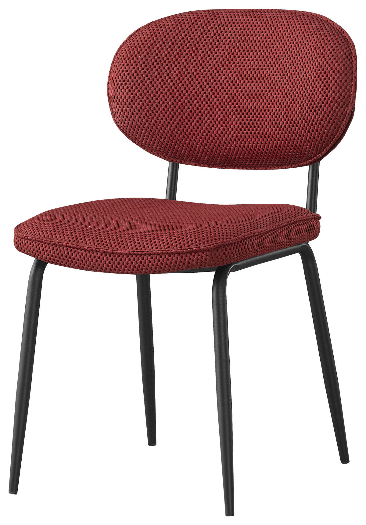 ŽIDLE, černá, červená - černá/červená, Konvenční, kov/textil (49/80,5/62,5cm) - Boxxx