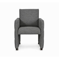 STOLICA SA RUKONASLONOM - antracit, Moderno, drvo/tekstil (64/90/72cm) - Livetastic