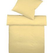 BETTWÄSCHE Makosatin Naturfarben 135/200 cm - Naturfarben, Basics, Textil (135/200cm) - Fleuresse