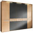 KLEIDERSCHRANK in massiv Eiche Eichefarben, Dunkelbraun - Eichefarben/Dunkelbraun, Design, Glas/Holz (302,6/224,8/62cm) - Novel KLEIDERSCHRANK in massiv Eiche Eichefarben, Dunkelbraun - Eichefarben/Dunkelbraun, Design, Glas/Holz (302,6/224,8/62cm) - Novel
