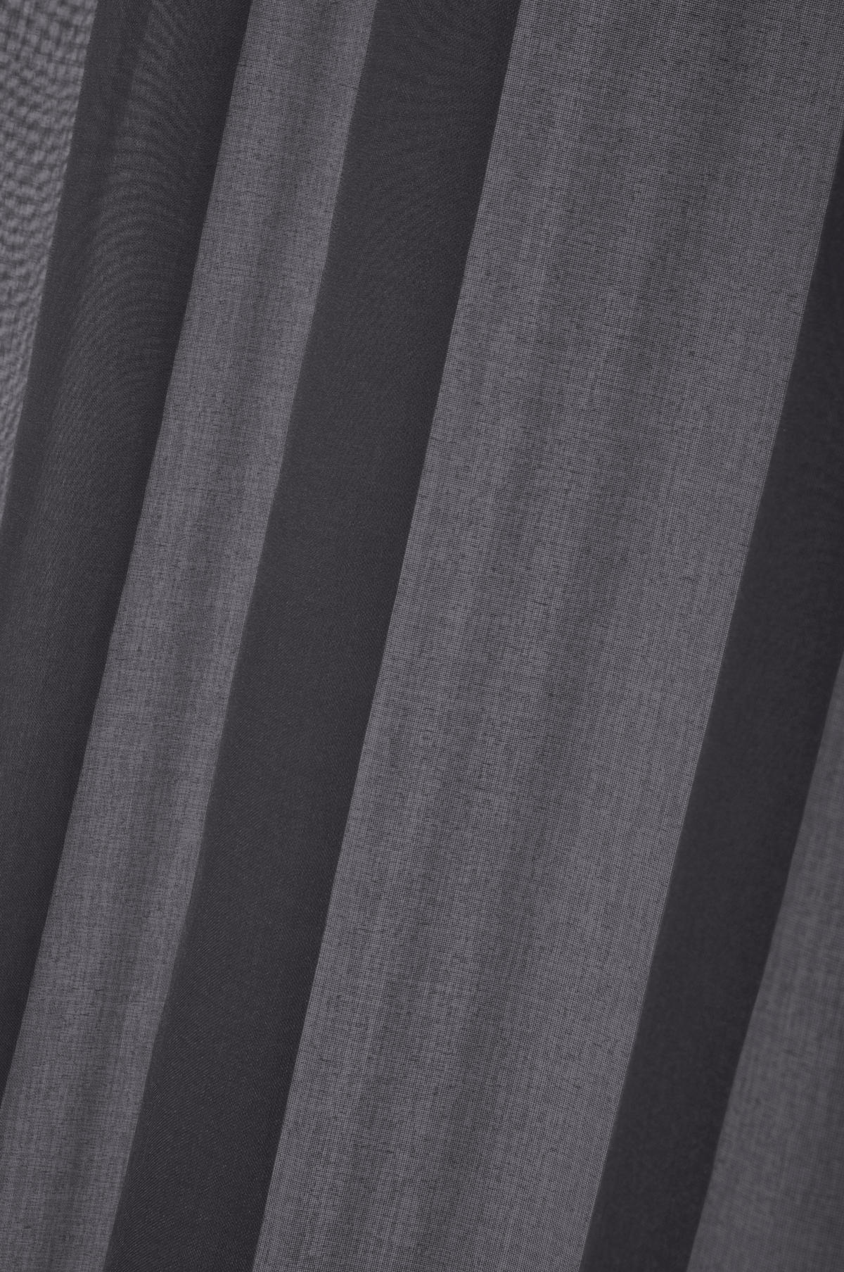 KONČANA ZAVESA  pol prosojno   135/260 cm  - antracit, Basics, tekstil (135/260cm)