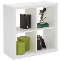 RAUMTEILER  in Holzwerkstoff   - Weiss, Design, Holzwerkstoff (77/77/38cm) - Carryhome