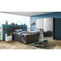 BOXSPRINGBETT 160 cm x 200 cm in Textil Hellgrau - Wengefarben/Hellgrau, KONVENTIONELL, Holz/Holzwerkstoff (160/200cm) - Carryhome