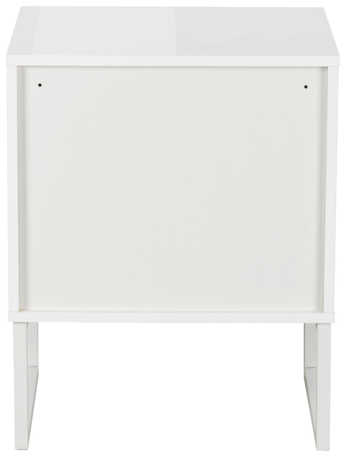 NACHTKÄSTCHEN 48/60/40 cm  in Weiß  - Weiß, MODERN, Holzwerkstoff/Metall (48/60/40cm) - Livetastic