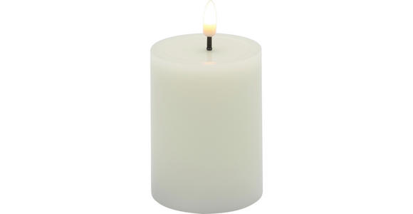 LED-KERZE 7,5/10 cm  - Creme, LIFESTYLE, Kunststoff/Paraffin (7,5/10cm) - Ambia Home