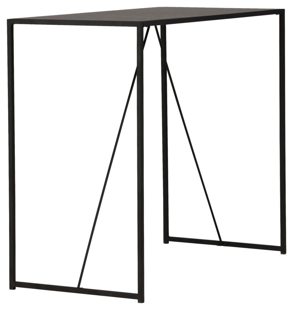 BARBORD i metall, trämaterial  120/60/105 cm  - svart, Design, metall/trämaterial (120/60/105cm) - Livetastic